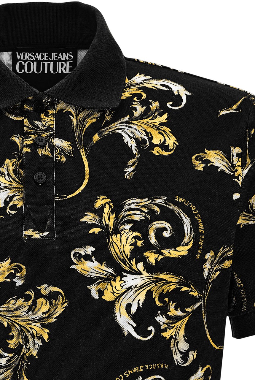 Versace Jeans Couture T-Shirts And Polos Black Zwart