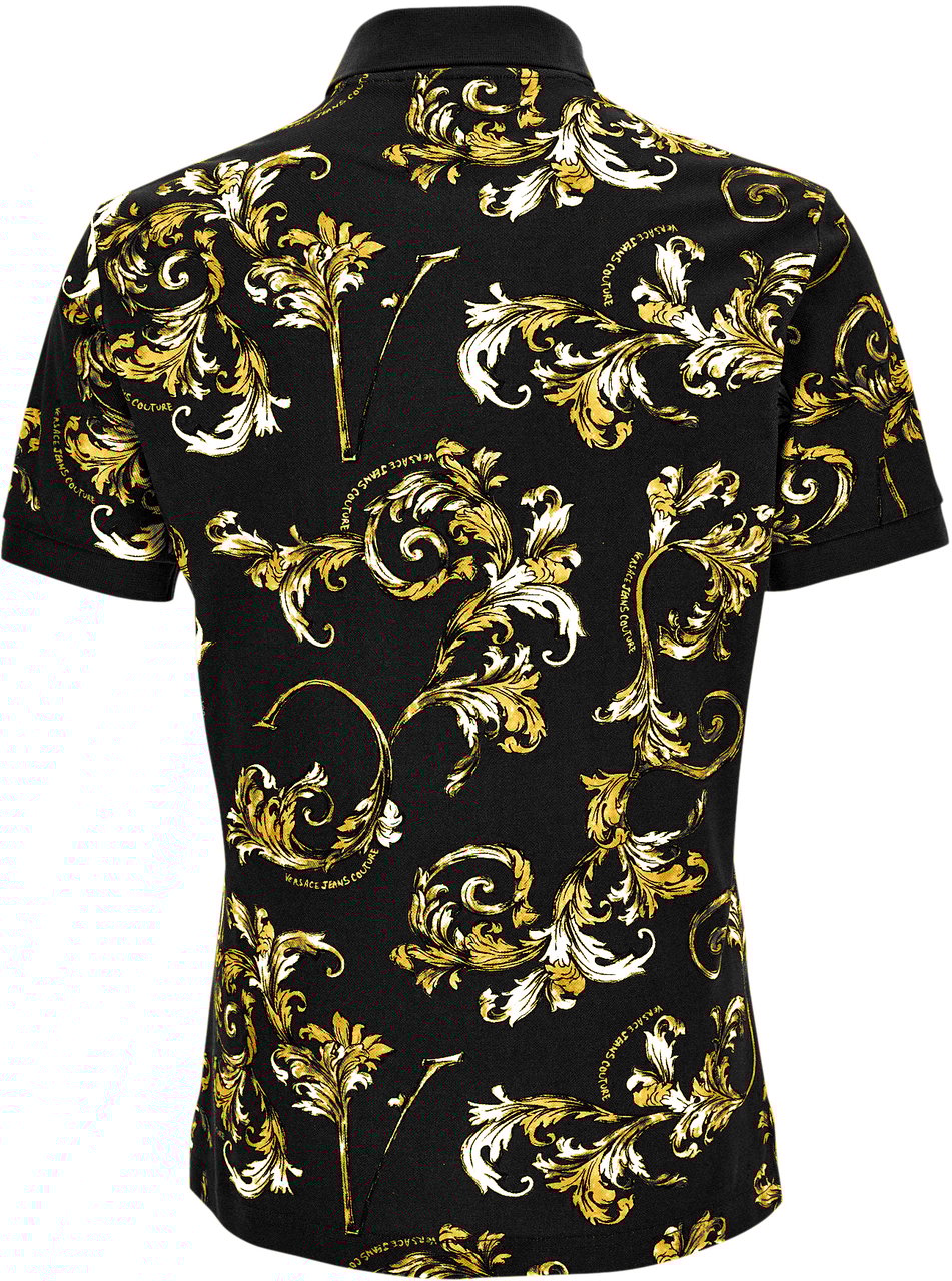 Versace Jeans Couture T-Shirts And Polos Black Zwart