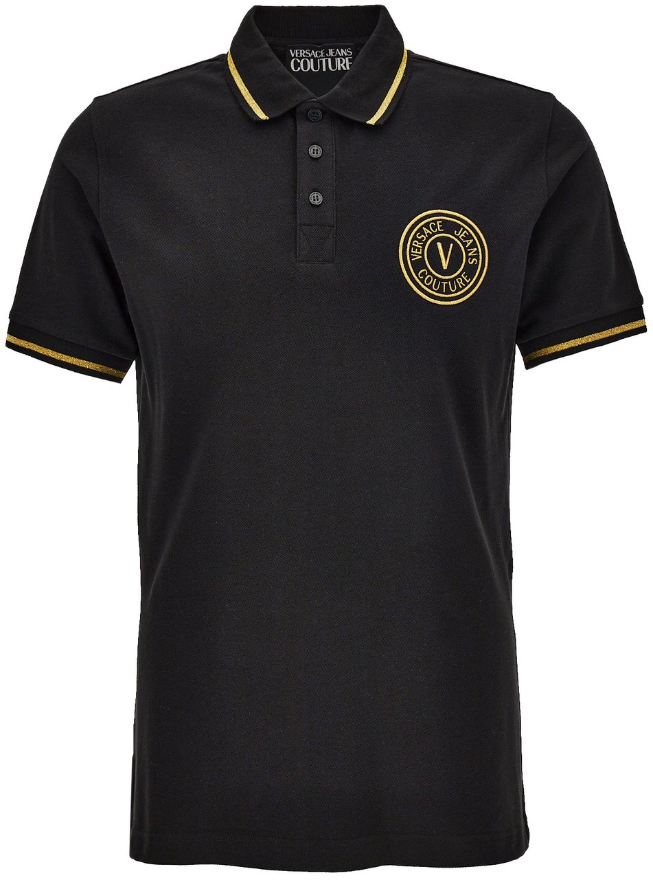 Versace Jeans Couture T-Shirts And Polos Black Zwart
