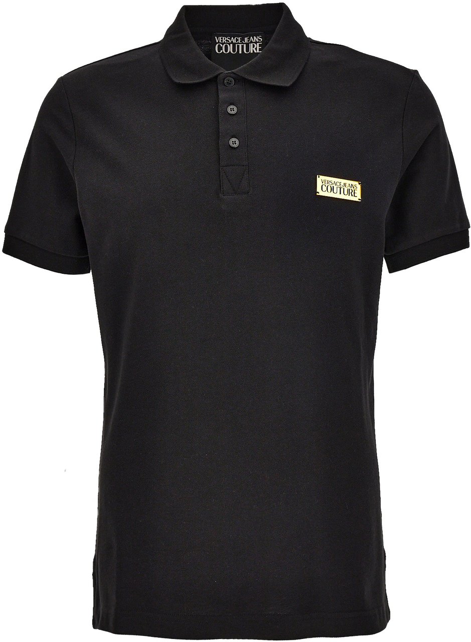 Versace Jeans Couture T-Shirts And Polos Black Zwart