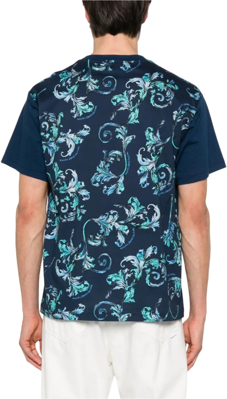 Versace Jeans Couture T-Shirts And Polos Blue Blauw