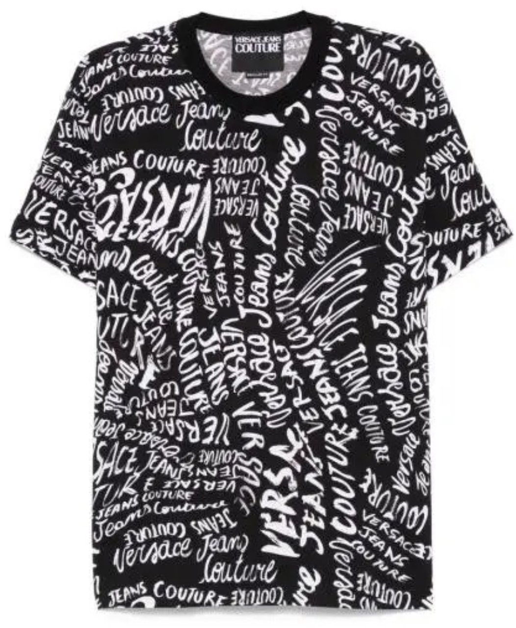 Versace Jeans Couture T-Shirts And Polos Black Zwart