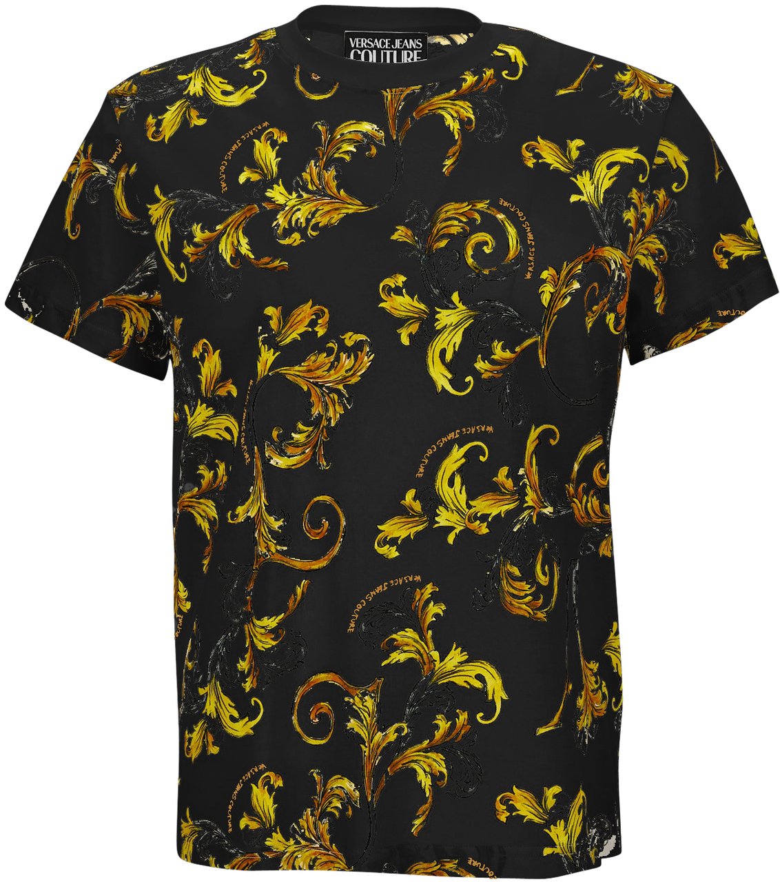 Versace Jeans Couture T-Shirts And Polos Black Zwart