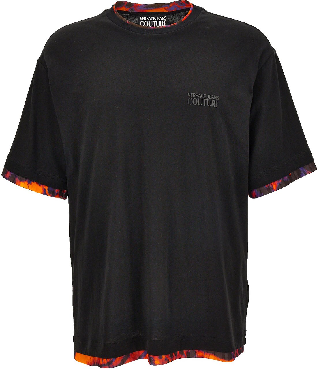 Versace Jeans Couture T-Shirts And Polos Black Zwart