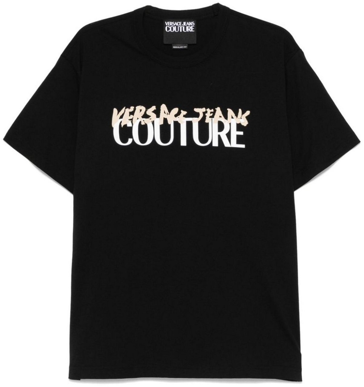 Versace Jeans Couture T-Shirts And Polos Black Zwart