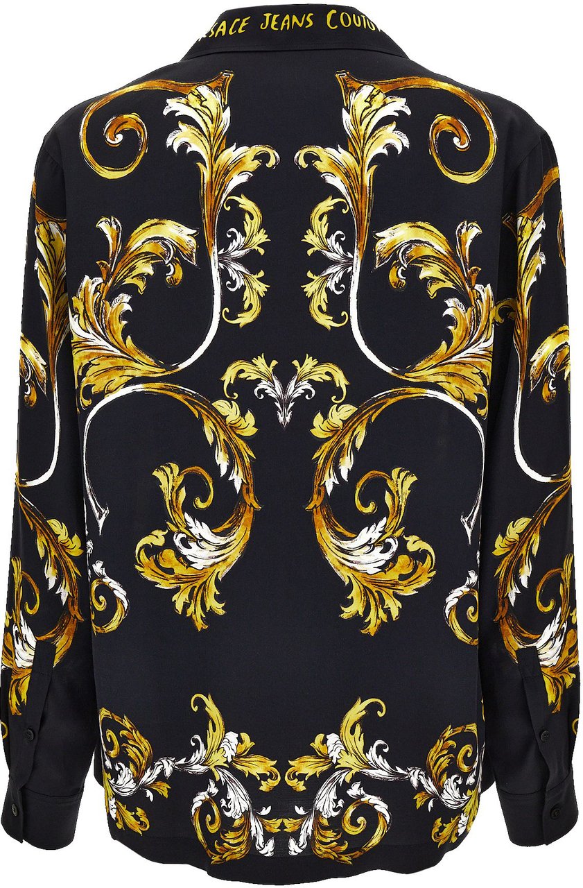 Versace Jeans Couture Shirts Black Zwart