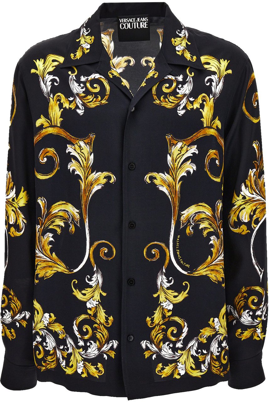Versace Jeans Couture Shirts Black Zwart