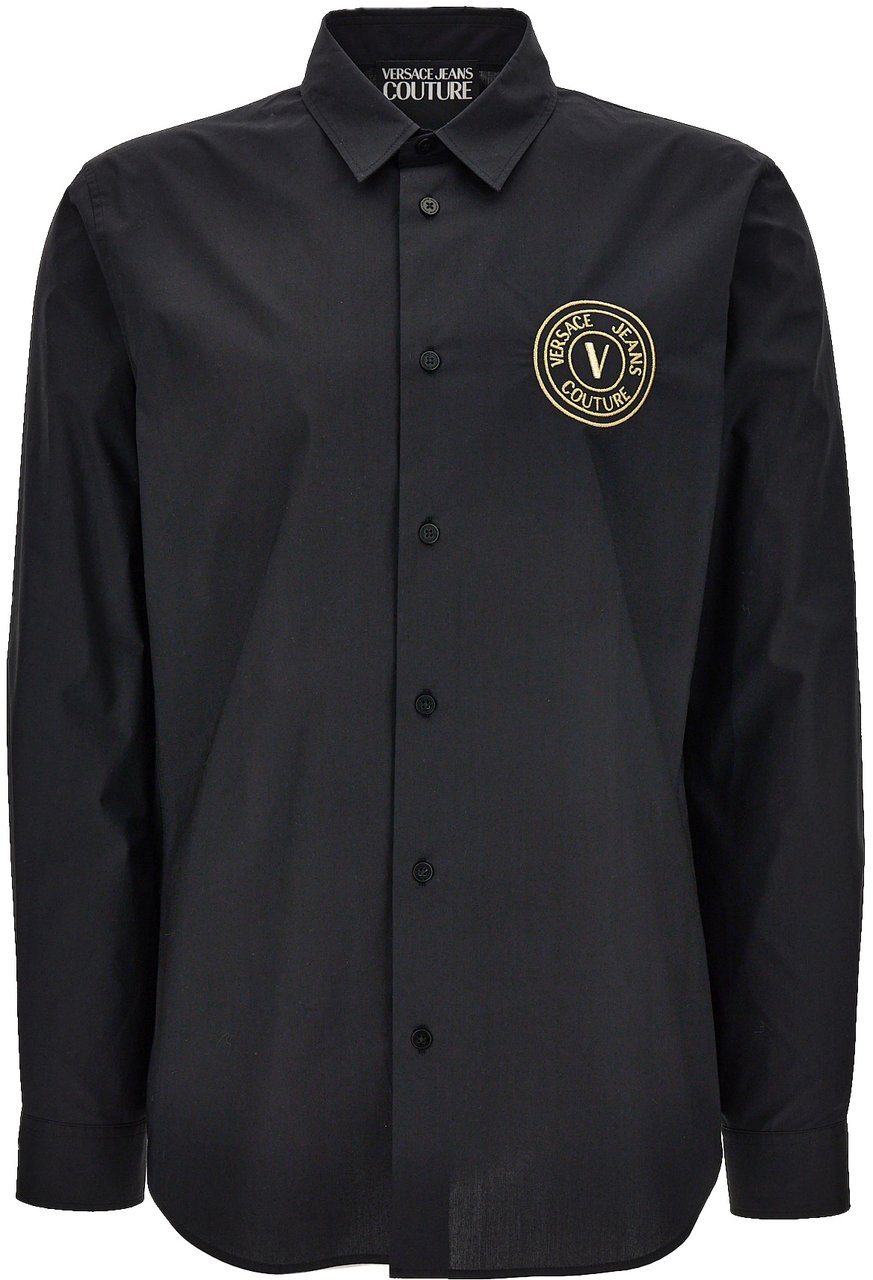Versace Jeans Couture Shirts Black Zwart