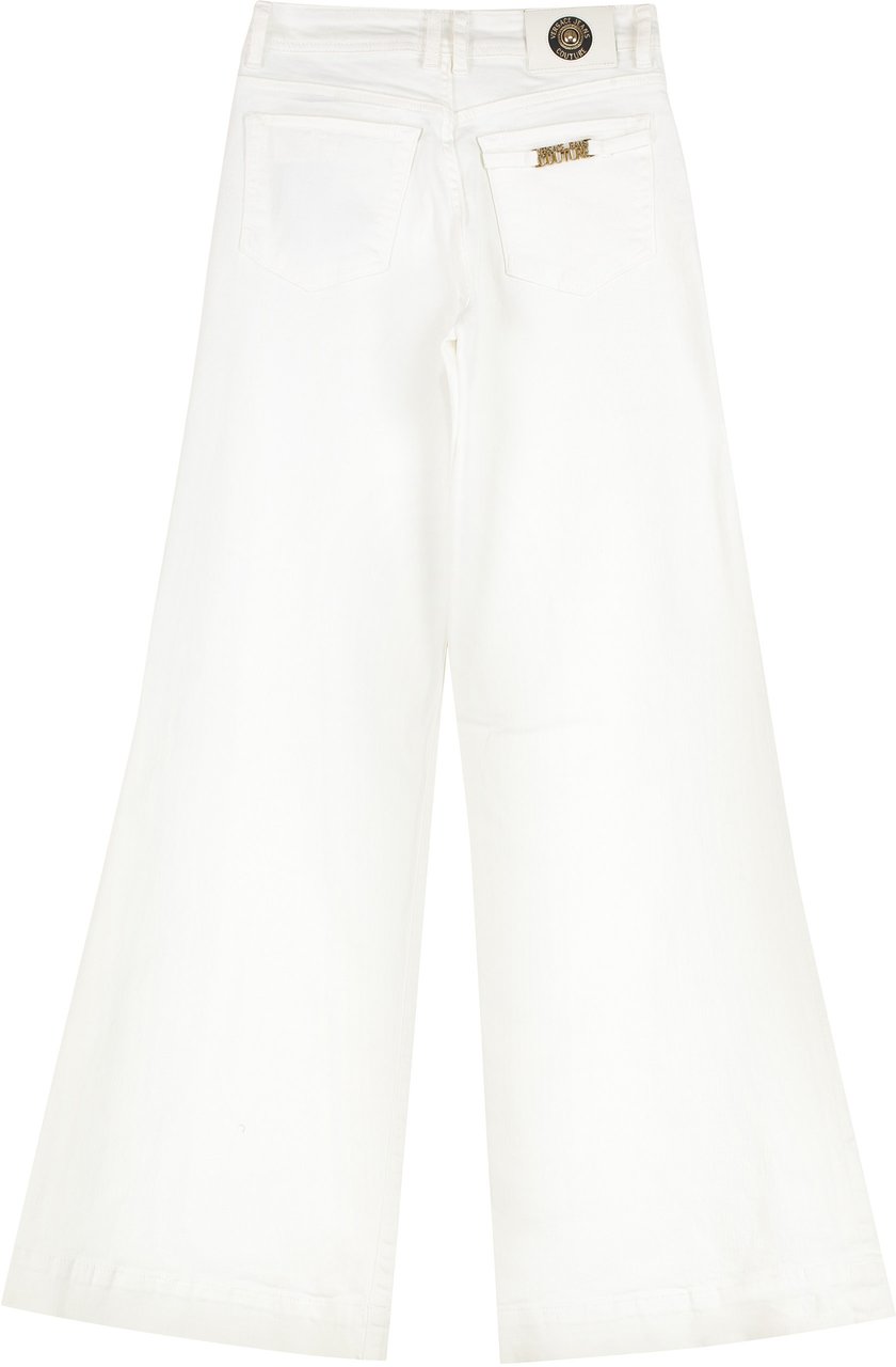 Versace Jeans Couture Wide-leg jeans Wit
