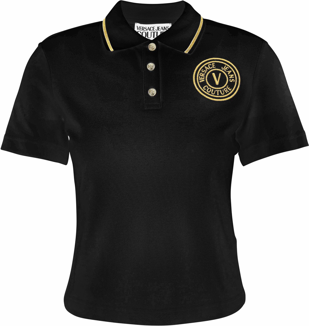 Versace Jeans Couture T-Shirts And Polos Black Zwart