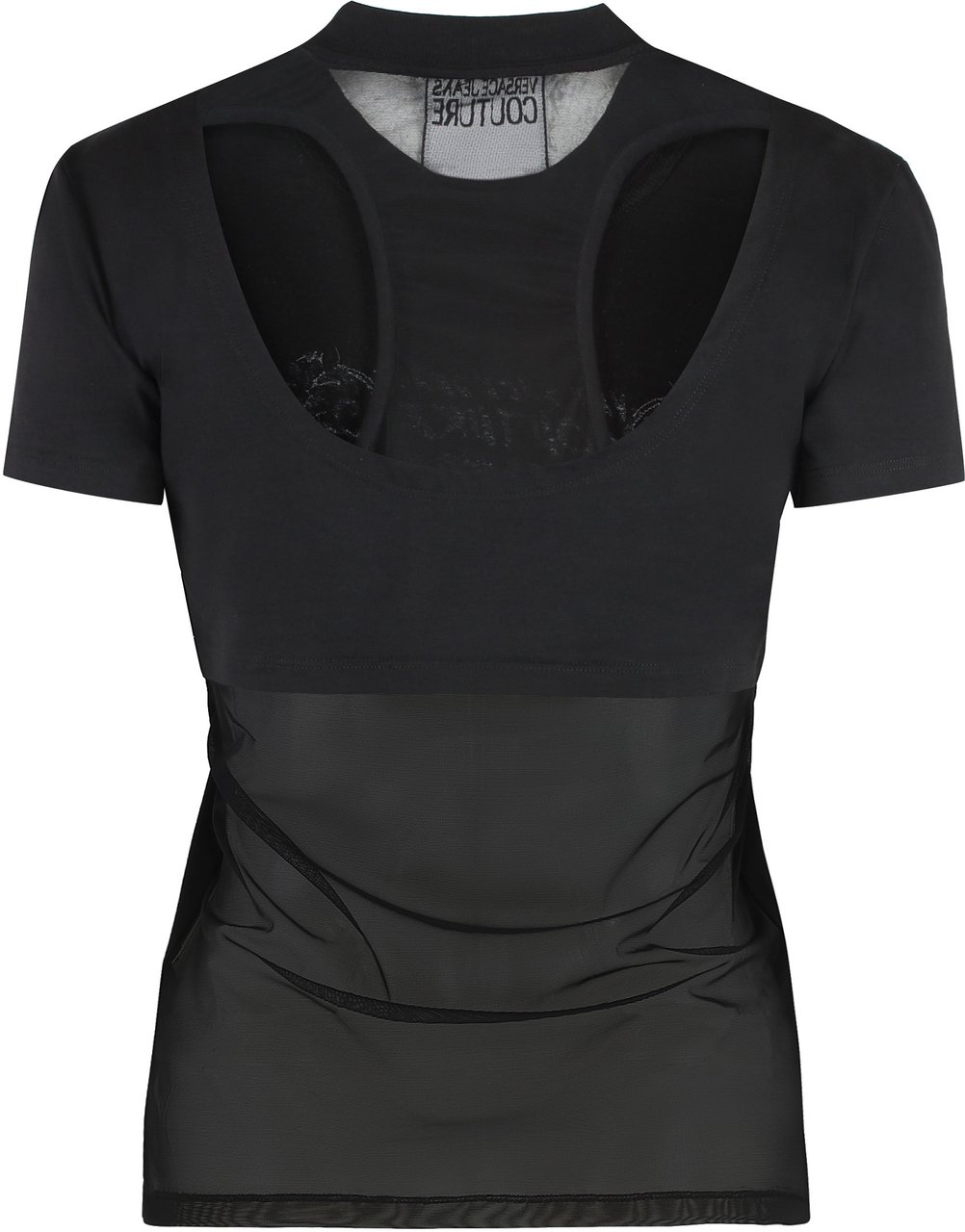 Versace Jeans Couture Logo print t-shirt Zwart