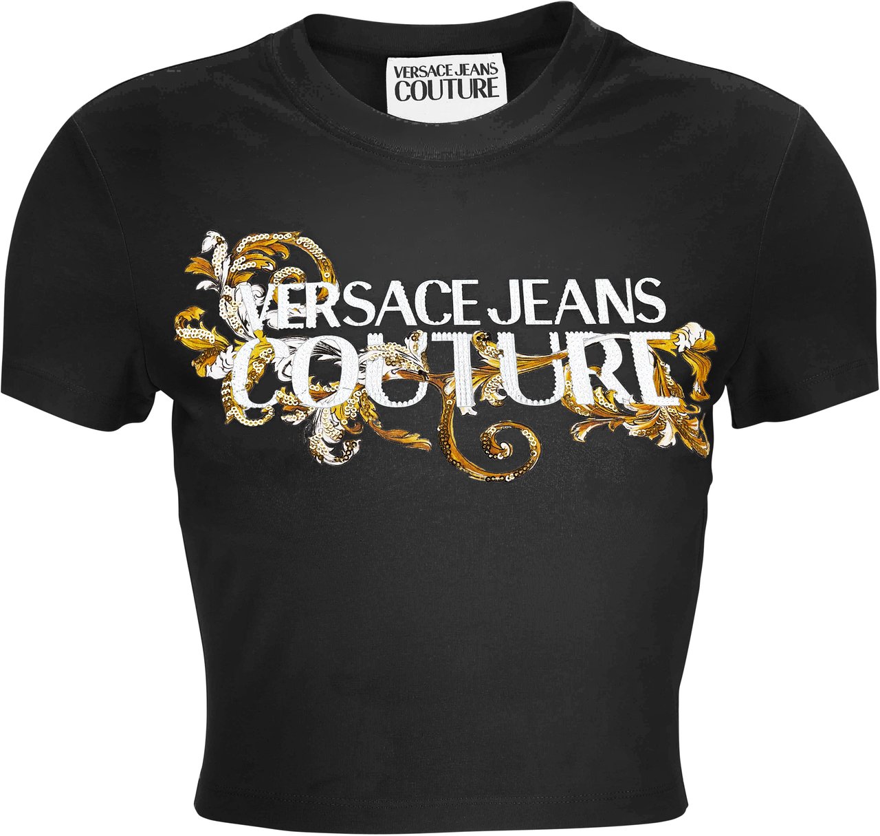 Versace Jeans Couture T-Shirts And Polos Black Zwart