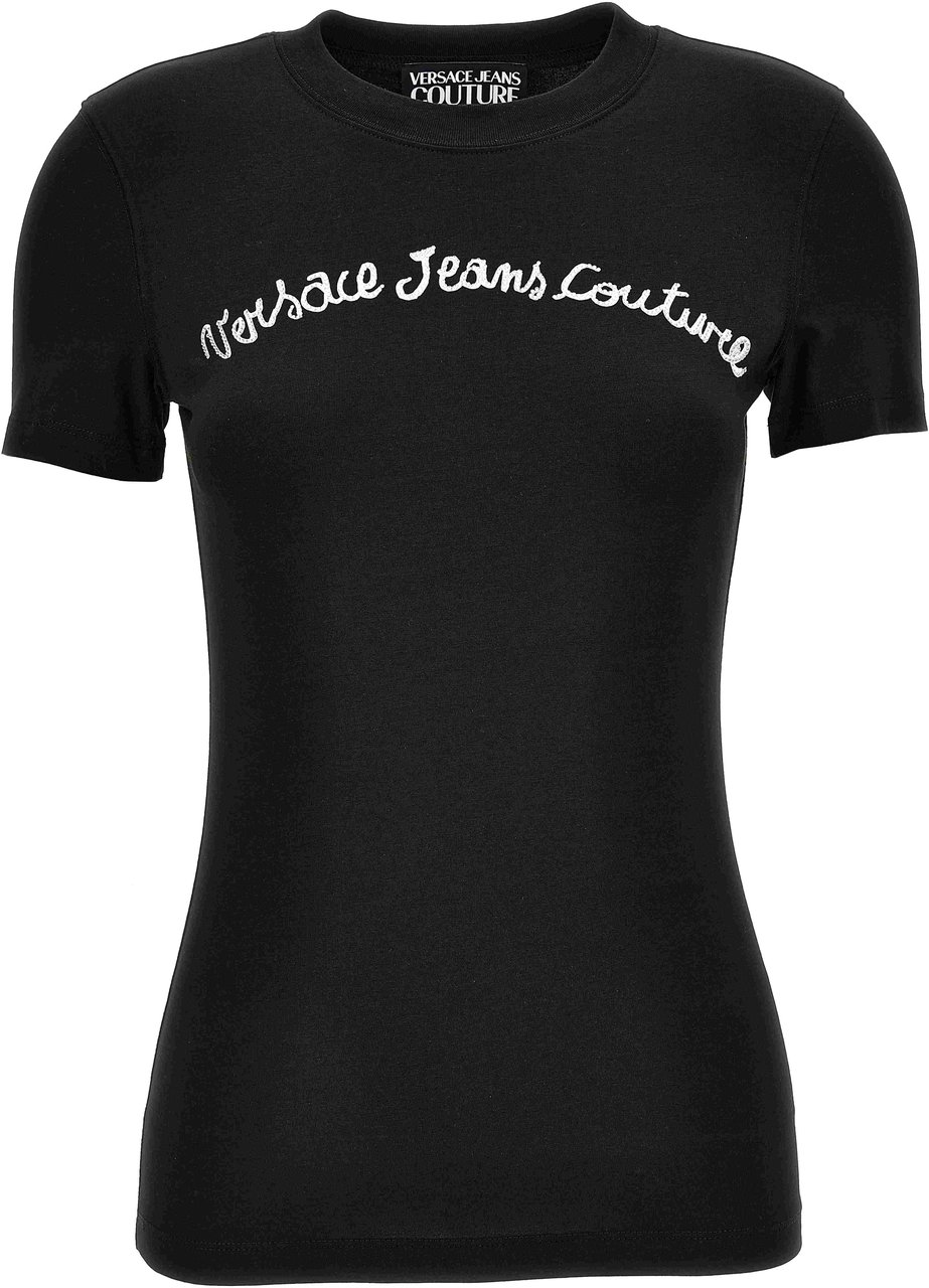 Versace Jeans Couture T-Shirts And Polos Black Zwart