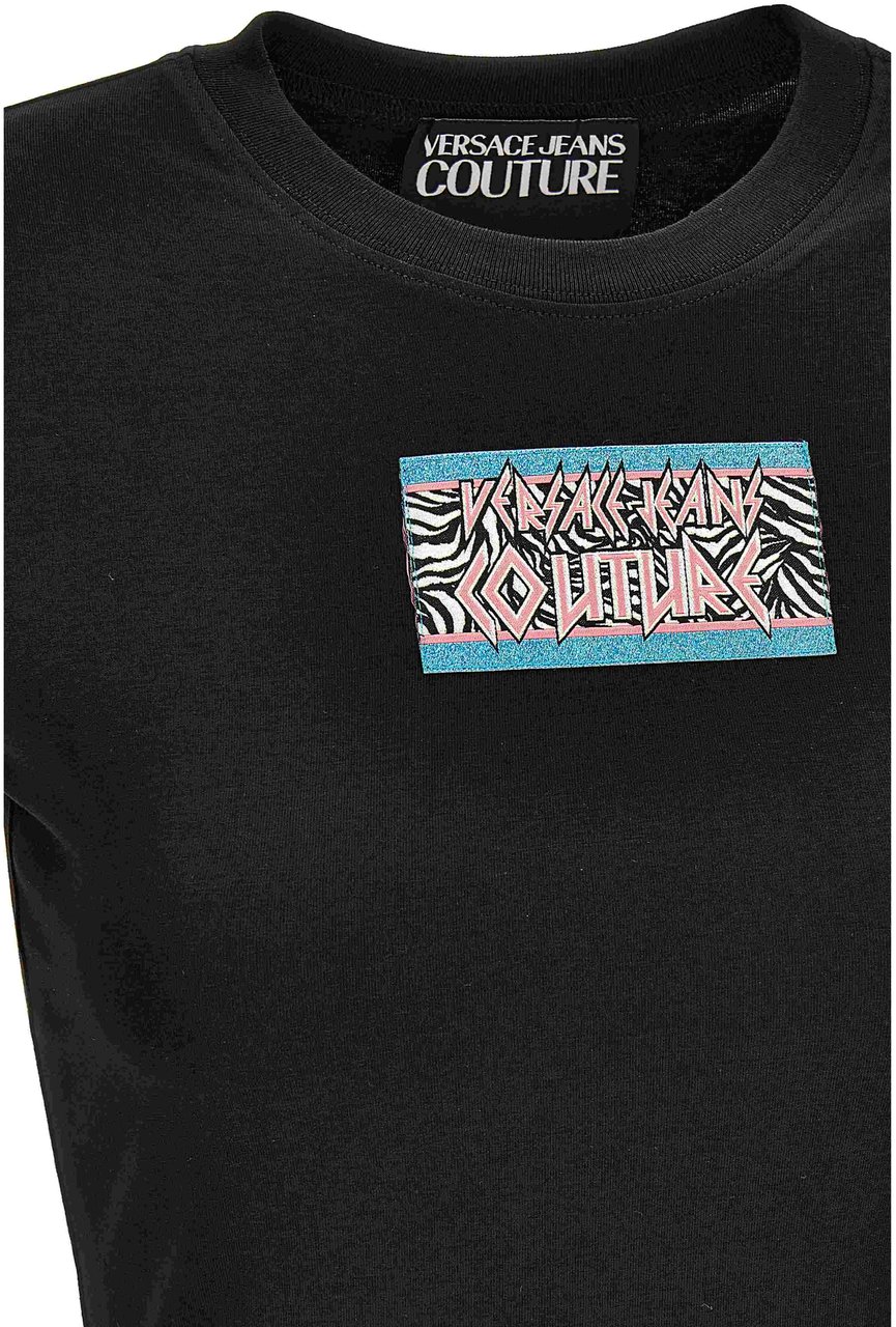 Versace Jeans Couture T-Shirts And Polos Black Zwart
