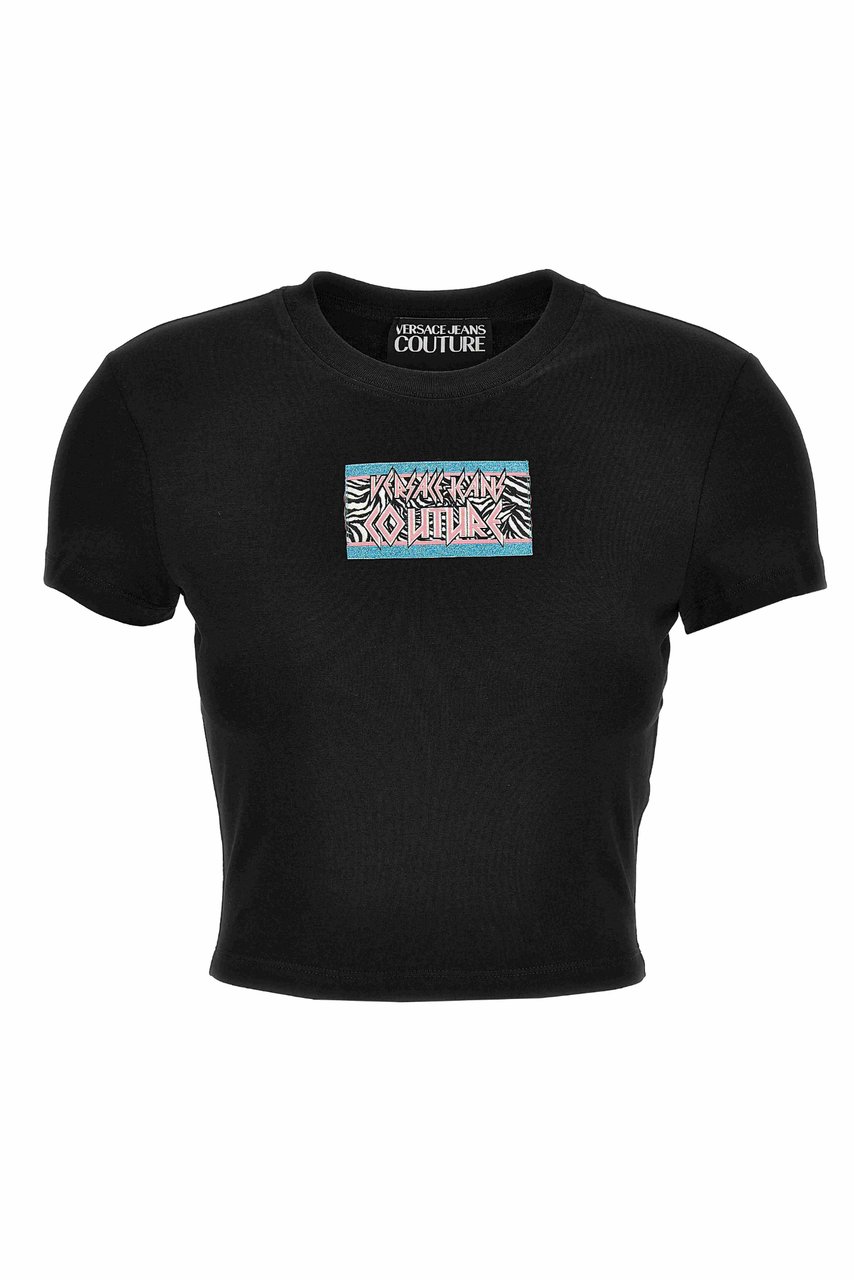 Versace Jeans Couture T-Shirts And Polos Black Zwart