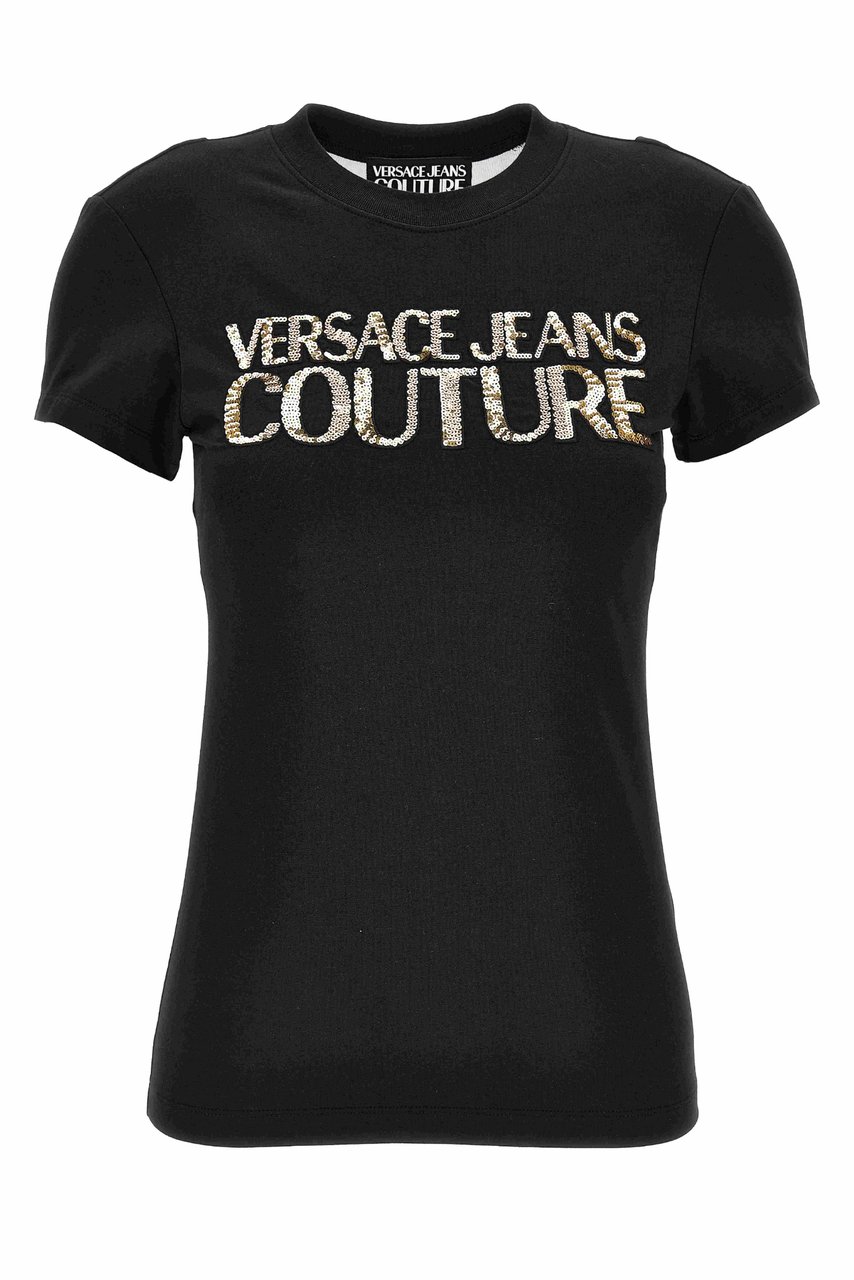 Versace Jeans Couture T-Shirts And Polos Black Zwart