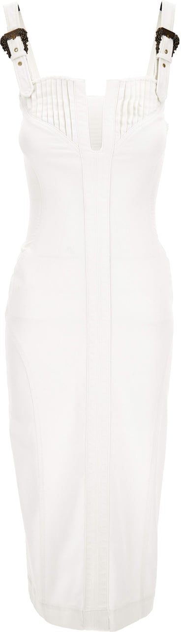 Versace Jeans Couture Dresses White Wit