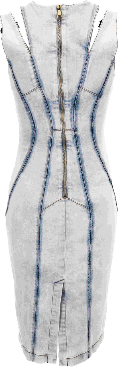 Versace Jeans Couture Dresses Blue Blauw