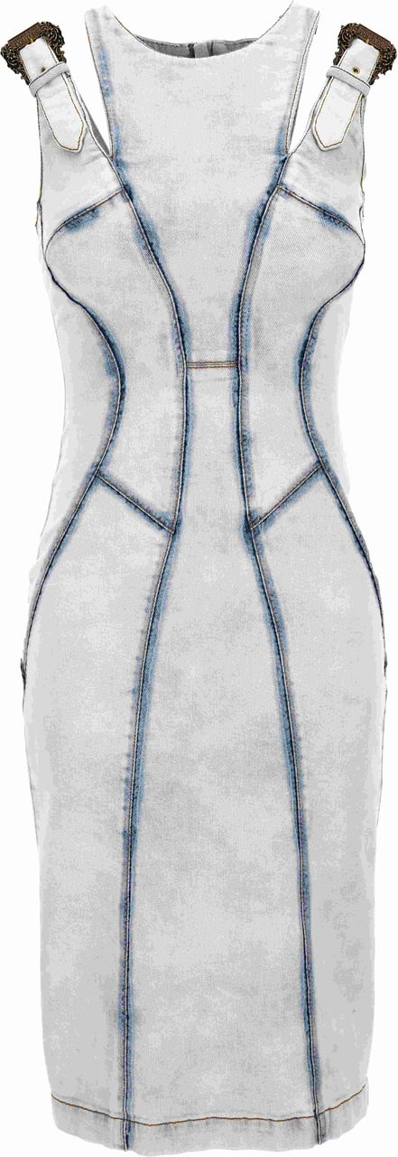 Versace Jeans Couture Dresses Blue Blauw