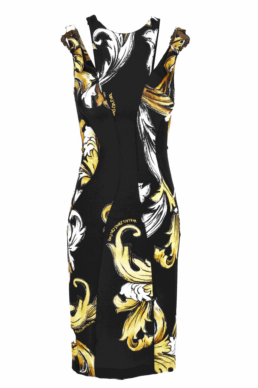 Versace Jeans Couture Dresses Black Zwart