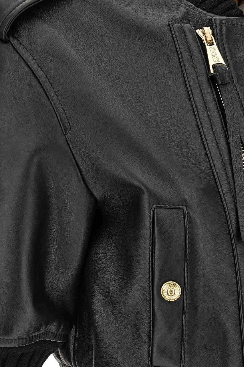 Versace Jeans Couture Coats Black Zwart