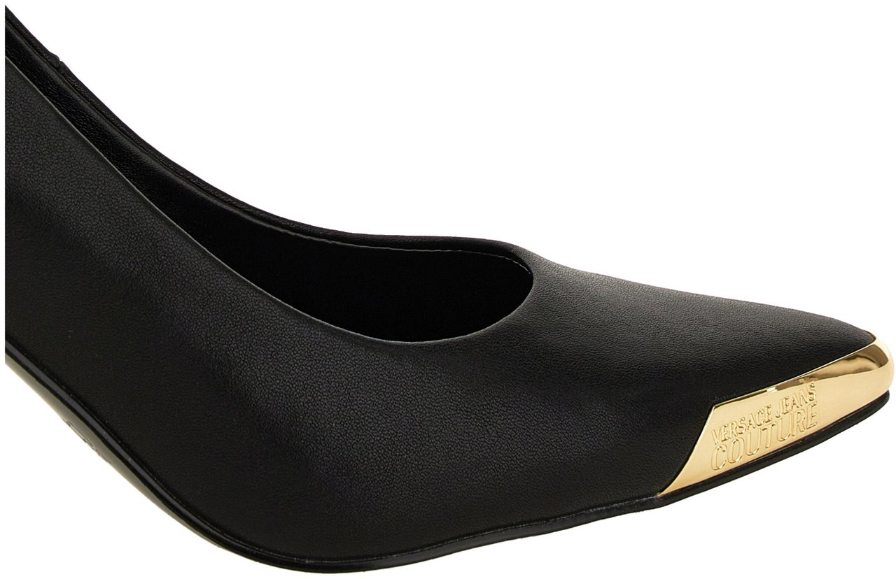 Versace Jeans Couture High Heel Shoes Black Zwart