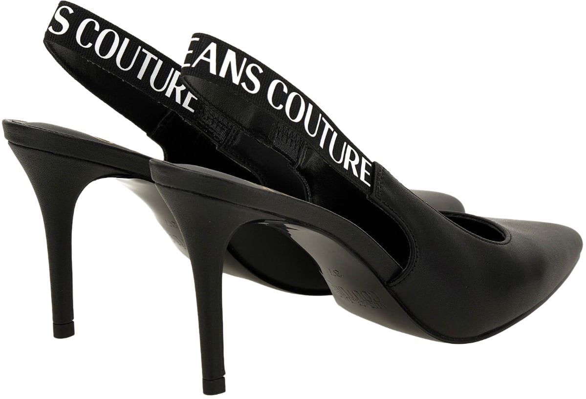 Versace Jeans Couture Flat Shoes Black Zwart