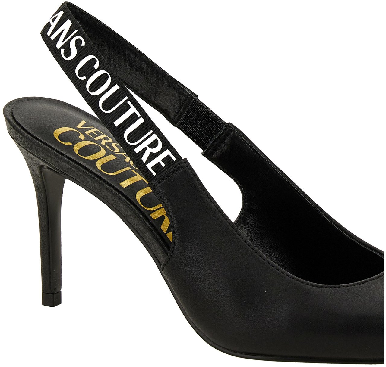 Versace Jeans Couture Flat Shoes Black Zwart