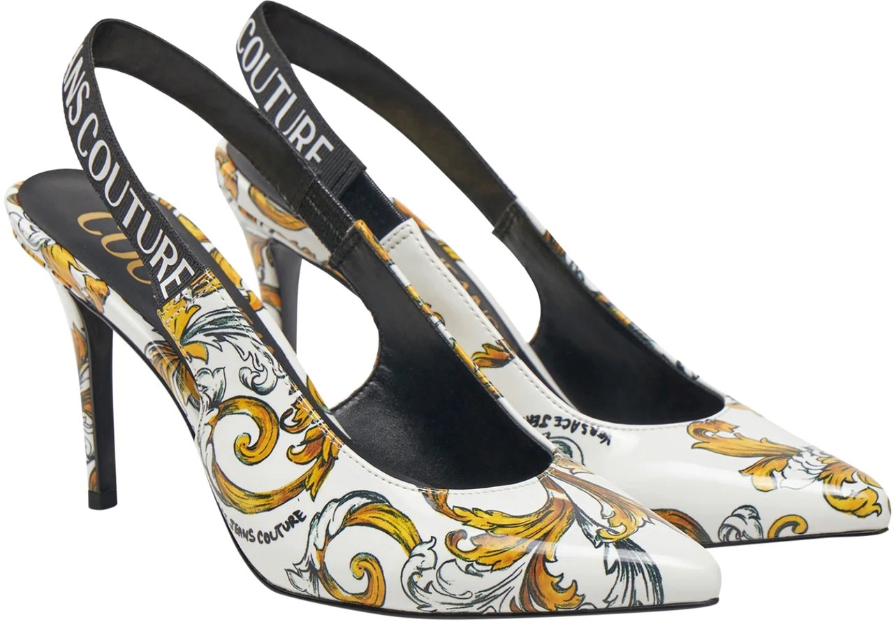 Versace Jeans Couture Flat Shoes White Wit