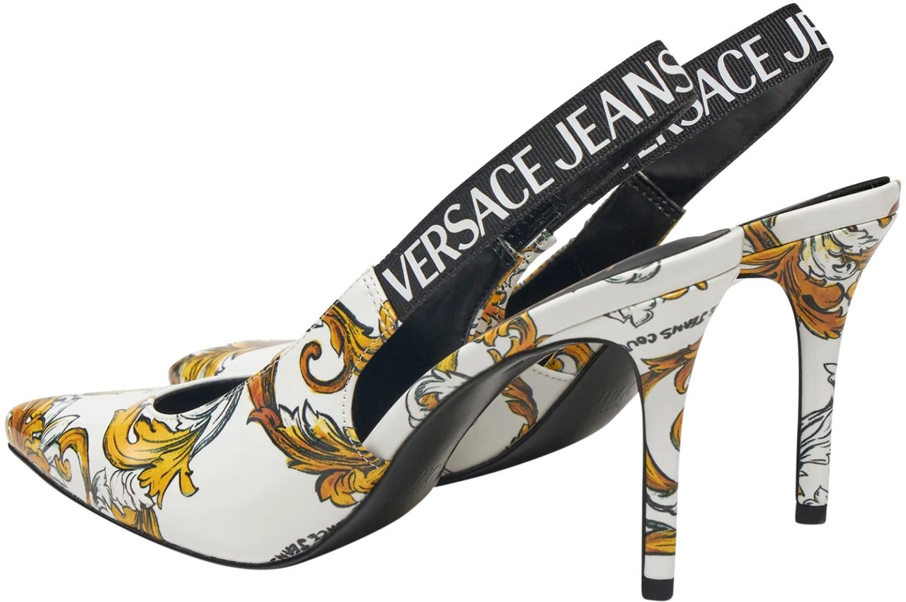 Versace Jeans Couture Flat Shoes White Wit