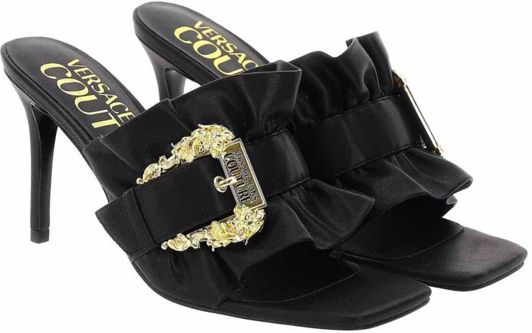 Versace Jeans Couture Sandals Black Zwart