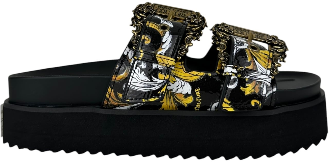 Versace Jeans Couture Sandals Black Zwart