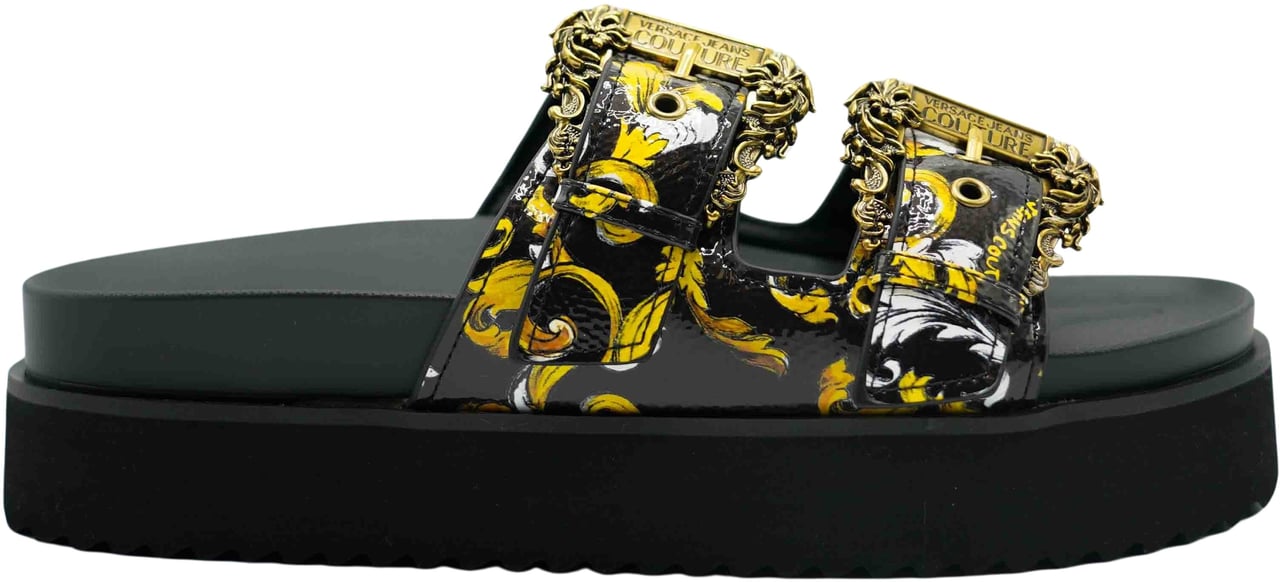 Versace Jeans Couture Slippers Zwart