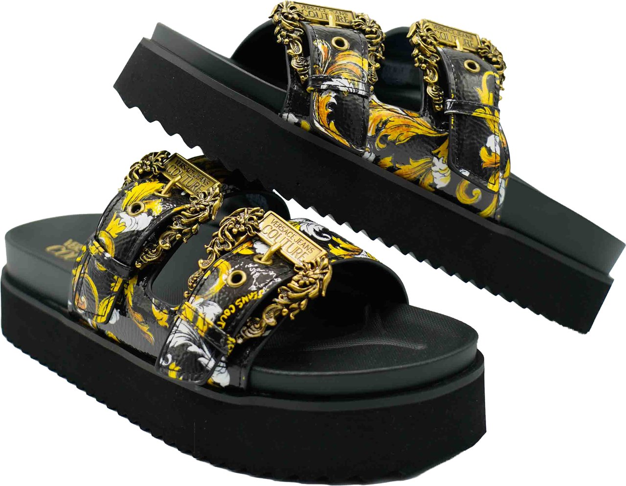 Versace Jeans Couture Slippers Zwart
