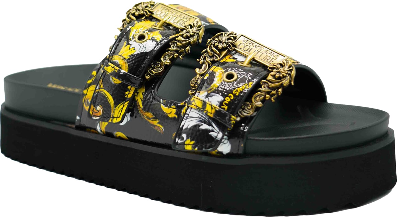 Versace Jeans Couture Slippers Zwart