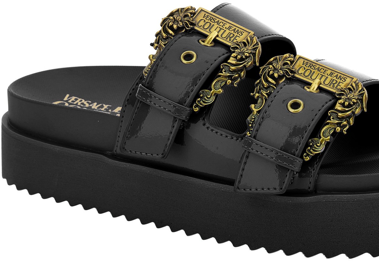 Versace Jeans Couture Sandals Black Zwart