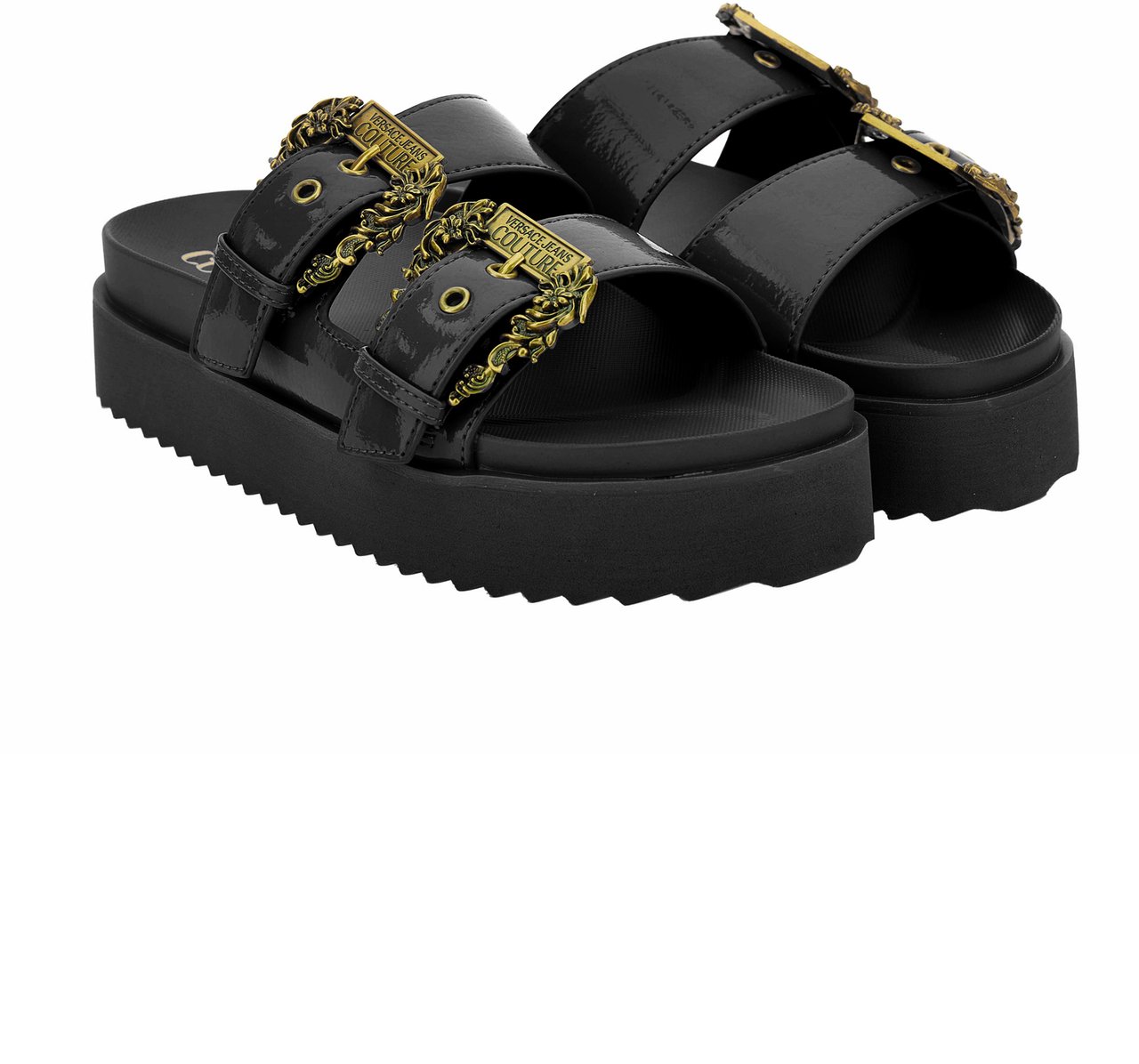 Versace Jeans Couture Sandals Black Zwart