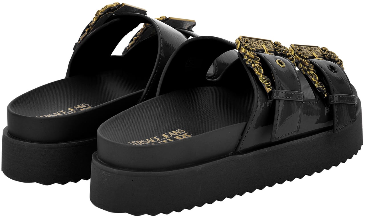 Versace Jeans Couture Sandals Black Zwart