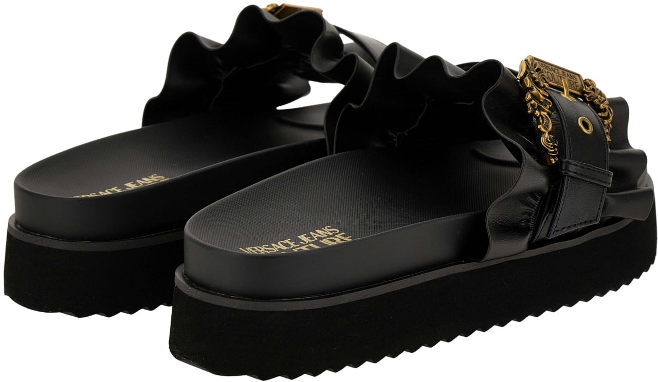 Versace Jeans Couture Sandals Black Zwart