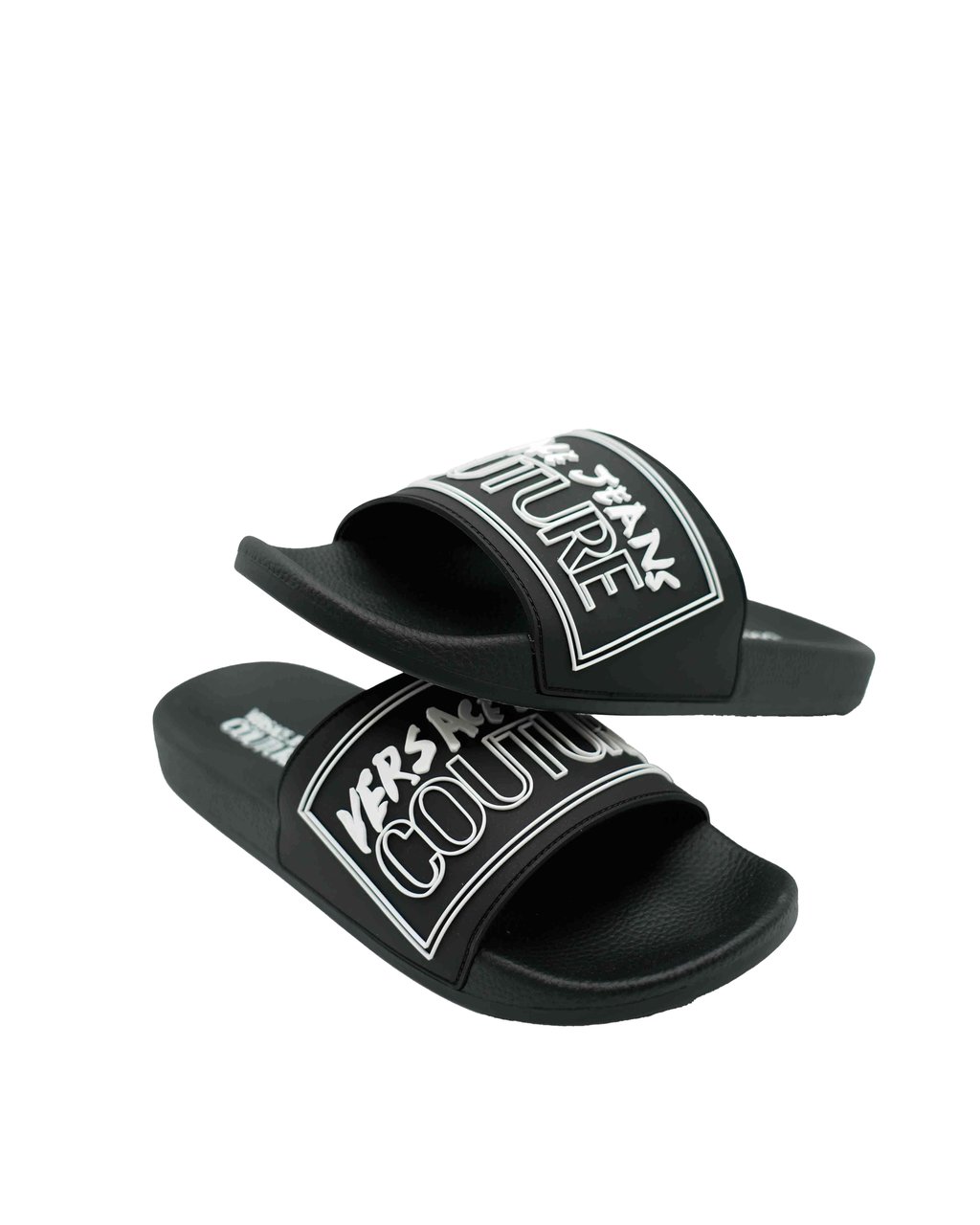 Versace Jeans Couture Slippers Zwart