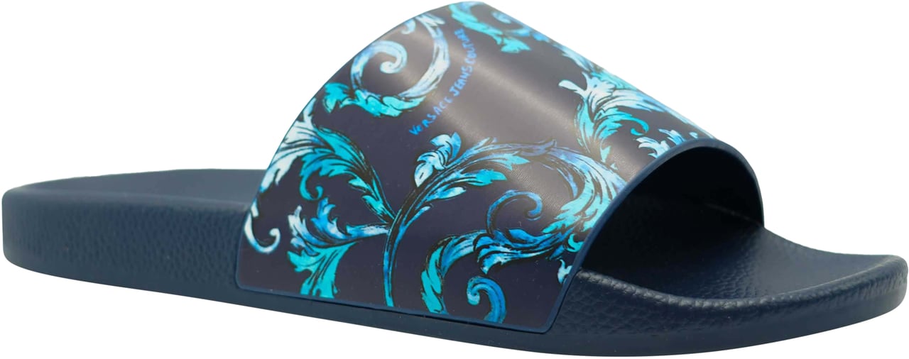 Versace Jeans Couture Slippers Blauw