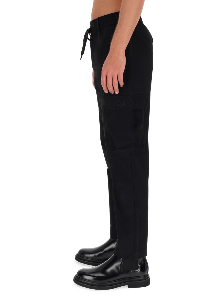 Versace Jeans Couture Technical Functional Cargo Pants Zwart