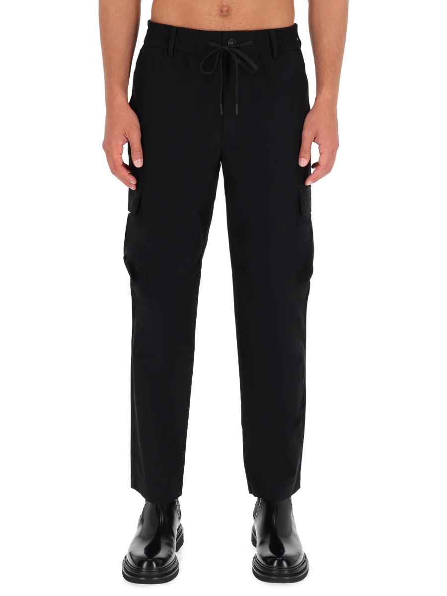 Versace Jeans Couture Technical Functional Cargo Pants Zwart