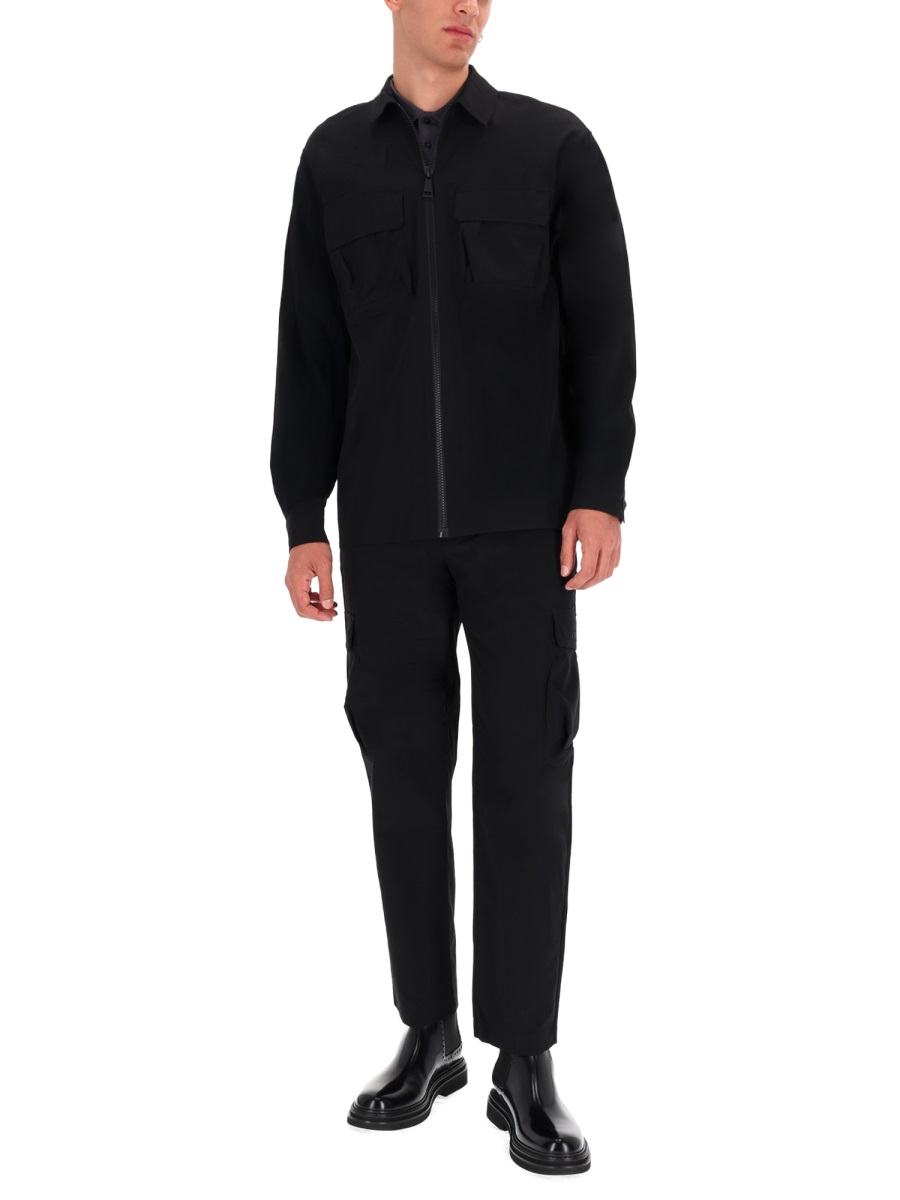 Versace Jeans Couture Technical Functional Cargo Pants Zwart