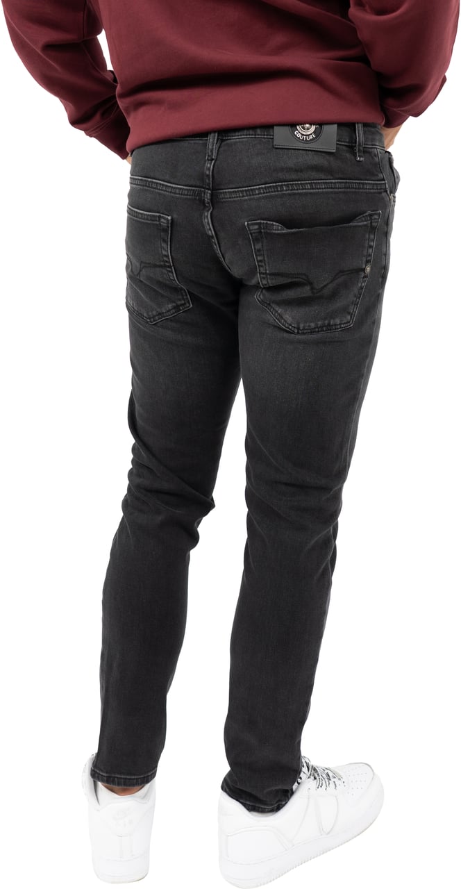 Versace Jeans Couture Narrow Dundee 5-Pocket Jeans Zwart