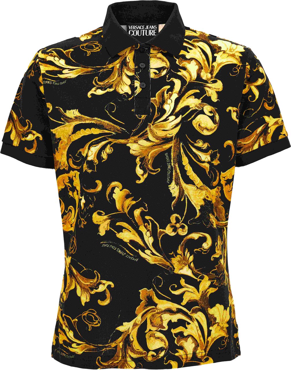 Versace Jeans Couture T-Shirts And Polos Black Zwart
