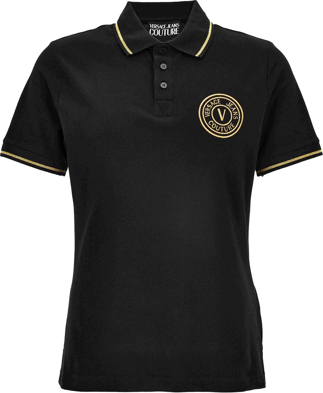 Versace Jeans Couture T-Shirts And Polos Black Zwart