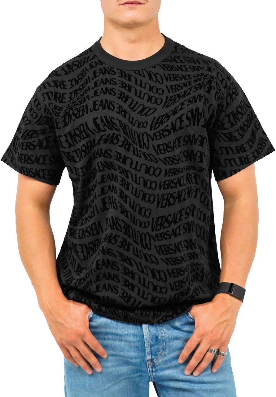 Versace Jeans Couture Maglietta T-Shirt Zwart