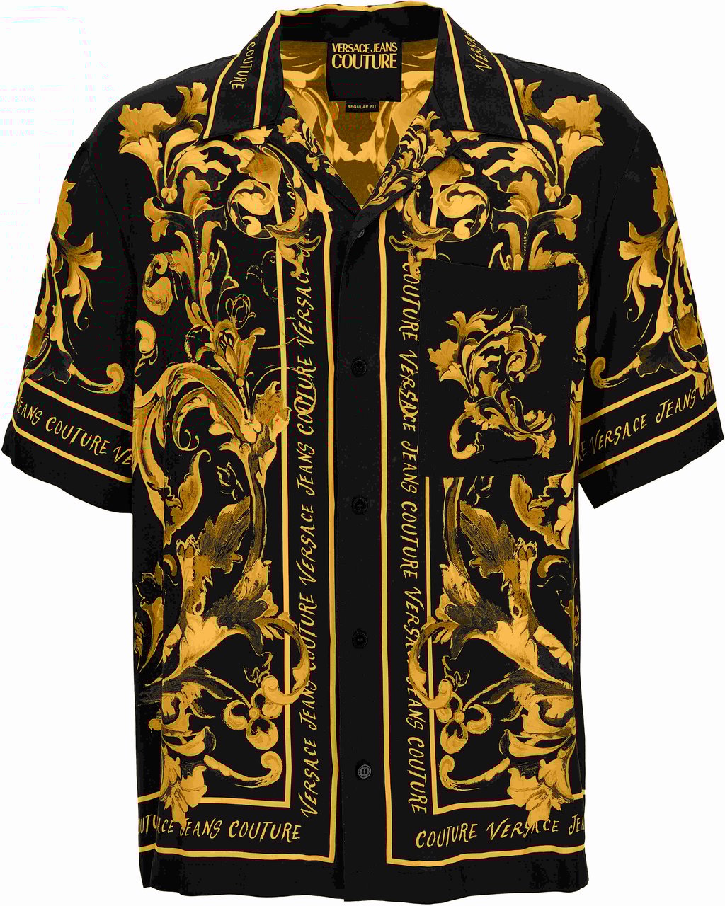 Versace Jeans Couture Shirts Black Zwart