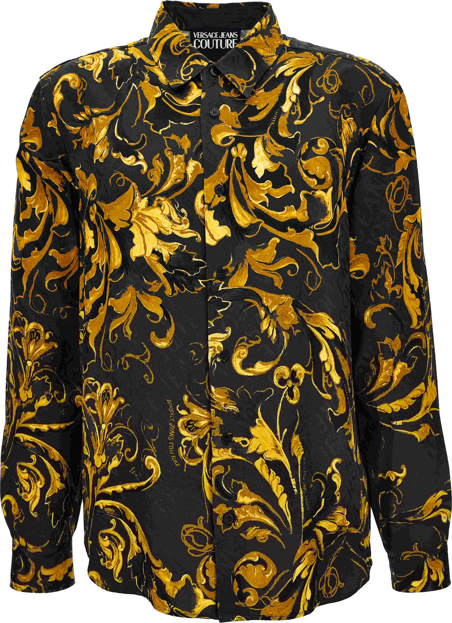 Versace Jeans Couture Shirts Black Zwart